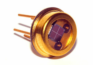 Custom silicon quadrant photodiode array made in Marktech’s factory in Simi Valley, CA.
