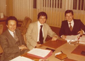 Image of Mark Campito making a deal in France