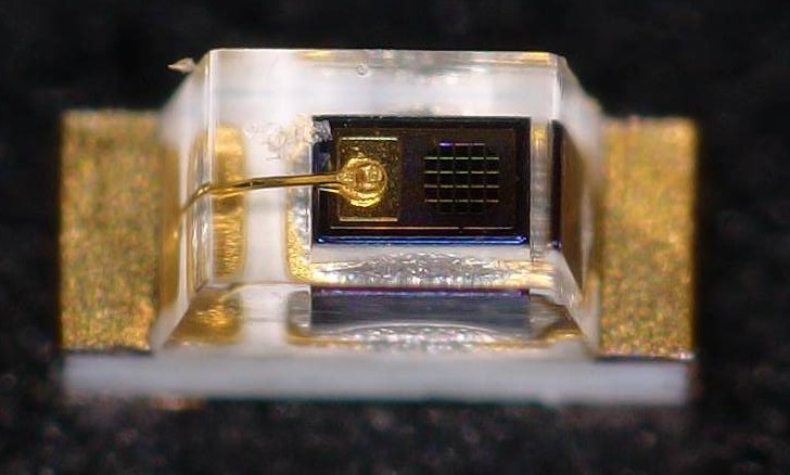 Image of Prototype LED or Photodiode Transfer Molded Package (under development)